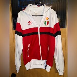 AC MILAN 2009 FOOTBALL JACKET ORIGINAL ADIDAS E14849 MEN SIZE Medium